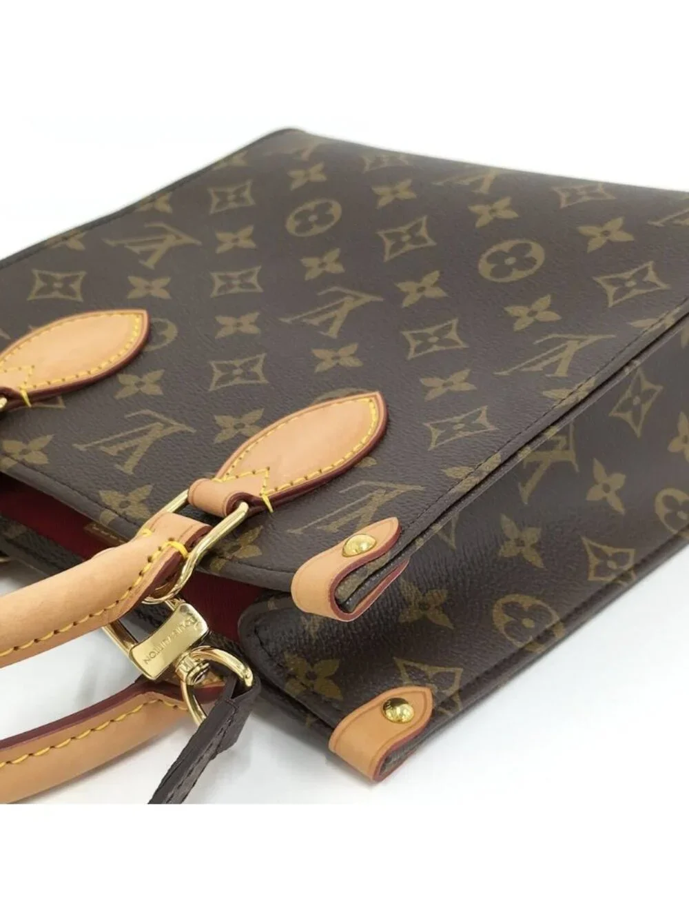 Louis Vuitton Sac Plat BB Monogram Cross Crossbody Bag